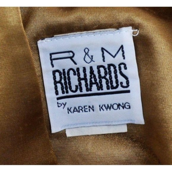 Vintage 70s Golden Asian Frog Button Long Jacket - Picture 6 of 6